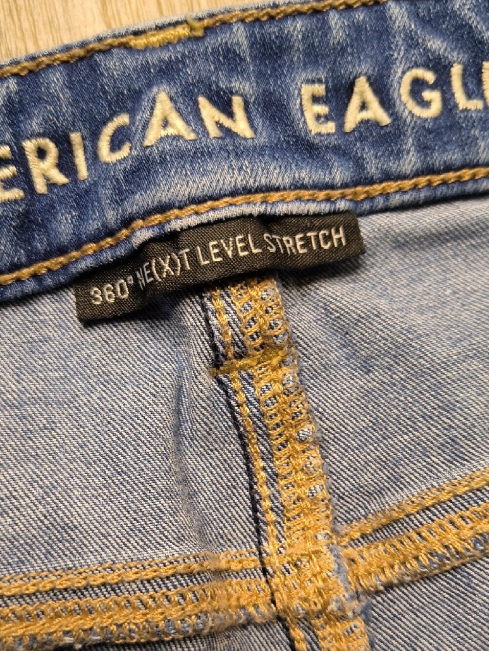 High-Rise Skinny w/29.5" Inseam American Eagle Size 12 Women's Jeans sac805 - Picture 3 of 6